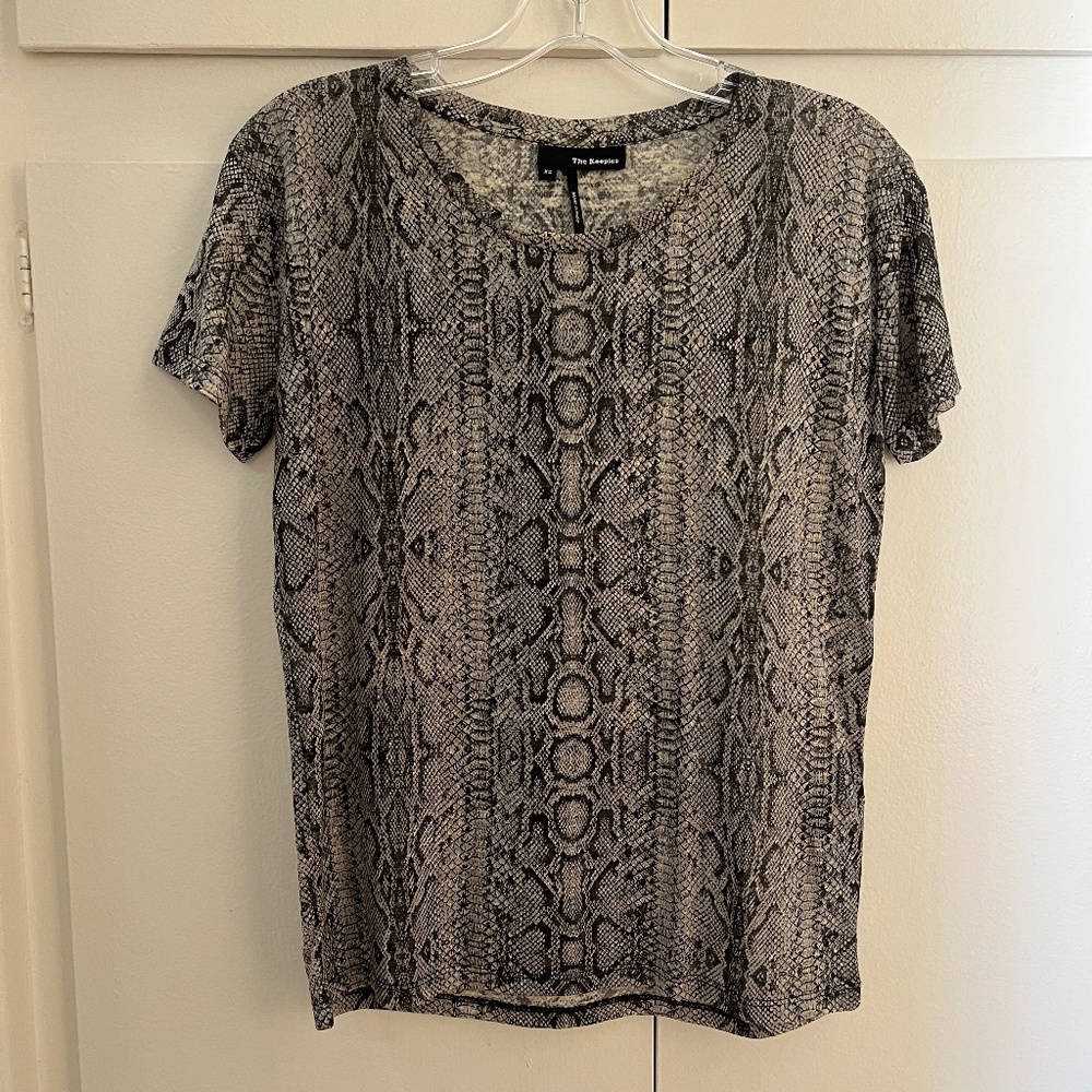The Kooples snake print tee - XS